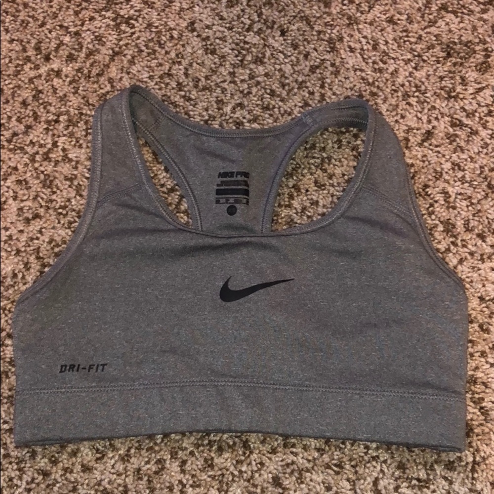 Nike XS Grey Sports Bra